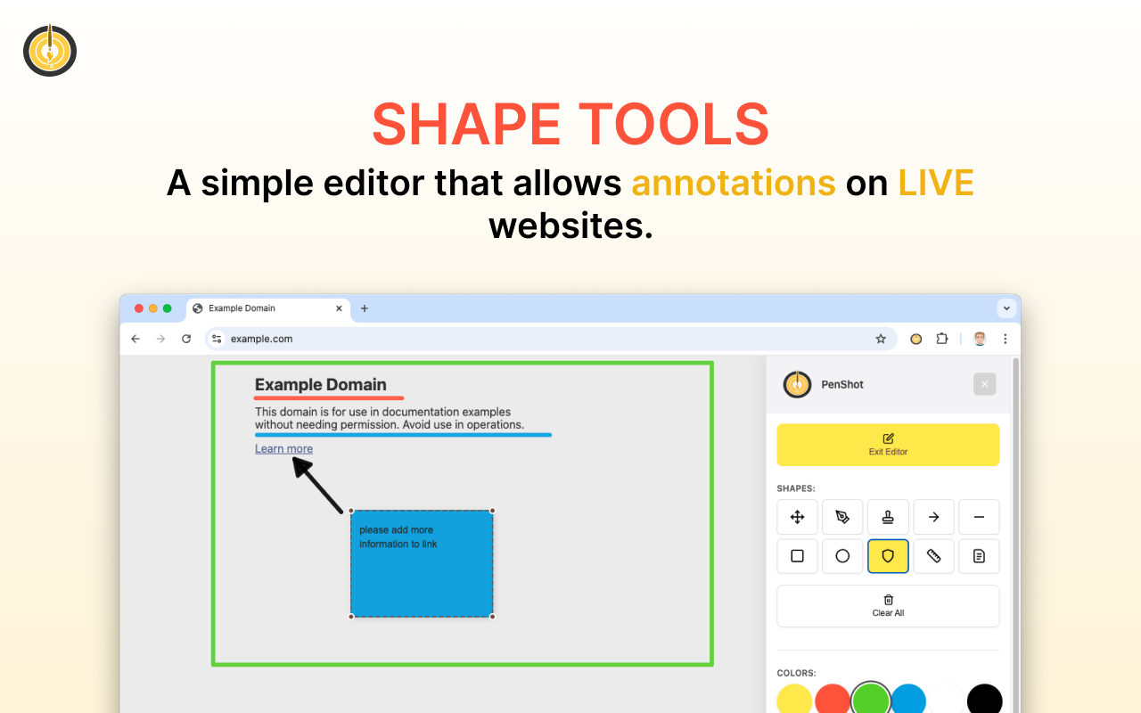 Shape Tools - Draw and annotate with professional tools