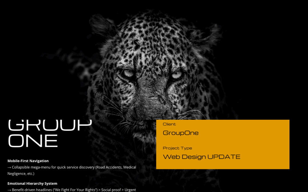 Web Design Project – Group One website
